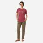 Women's Purple Cotton Round Neck Regular T-Shirt, Purple, small