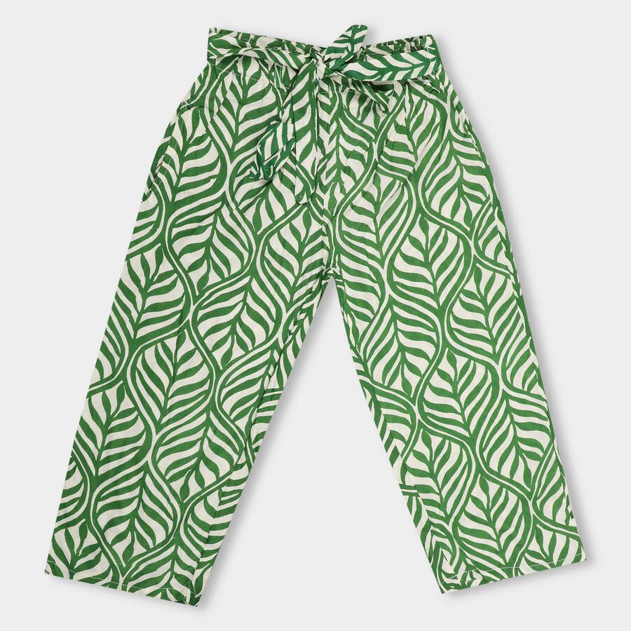 Girls' Capris , Light Green, large image number null