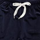 Girls' Deep Navy Blue Elastic Waist Winter Pyjama, नेवी ब्लू, small image number null