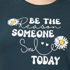 Ladies' Round Neck T-Shirt, गहरा हरा, small