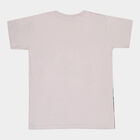 Boys Cotton T-Shirt, Light Grey, small image number null