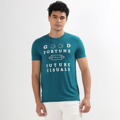 Men's Round Neck Half Sleeves T-Shirt 