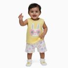 Infants' 100% Cotton Short Set, Yellow, small image number null