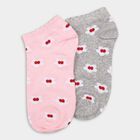 Girl's Socks (Pack of 2), Light Pink, small image number null