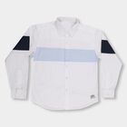 Boys Rich Eggshell White Full Sleeve Classic Casual Shirt, White, small image number null