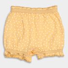 Girl's 100% Cotton Bloomer , Yellow, small