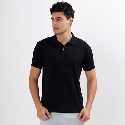 Men's Collared Half Sleeves T-Shirt