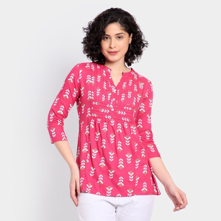 Ladies' Kurta, Fuchsia, large image number null