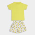 Infant Boys' 100% Cotton Baba Suit, Yellow, small image number null