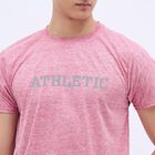 Men's Muted Pink Crew Neck Drifit T-Shirt, Light Pink, small image number null