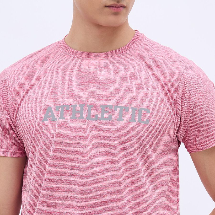 Men's Muted Pink Crew Neck Drifit T-Shirt, Light Pink, large image number null
