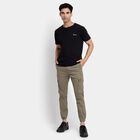 Men's Slim Fit Casual Trousers, हल्का हरा, small image number null