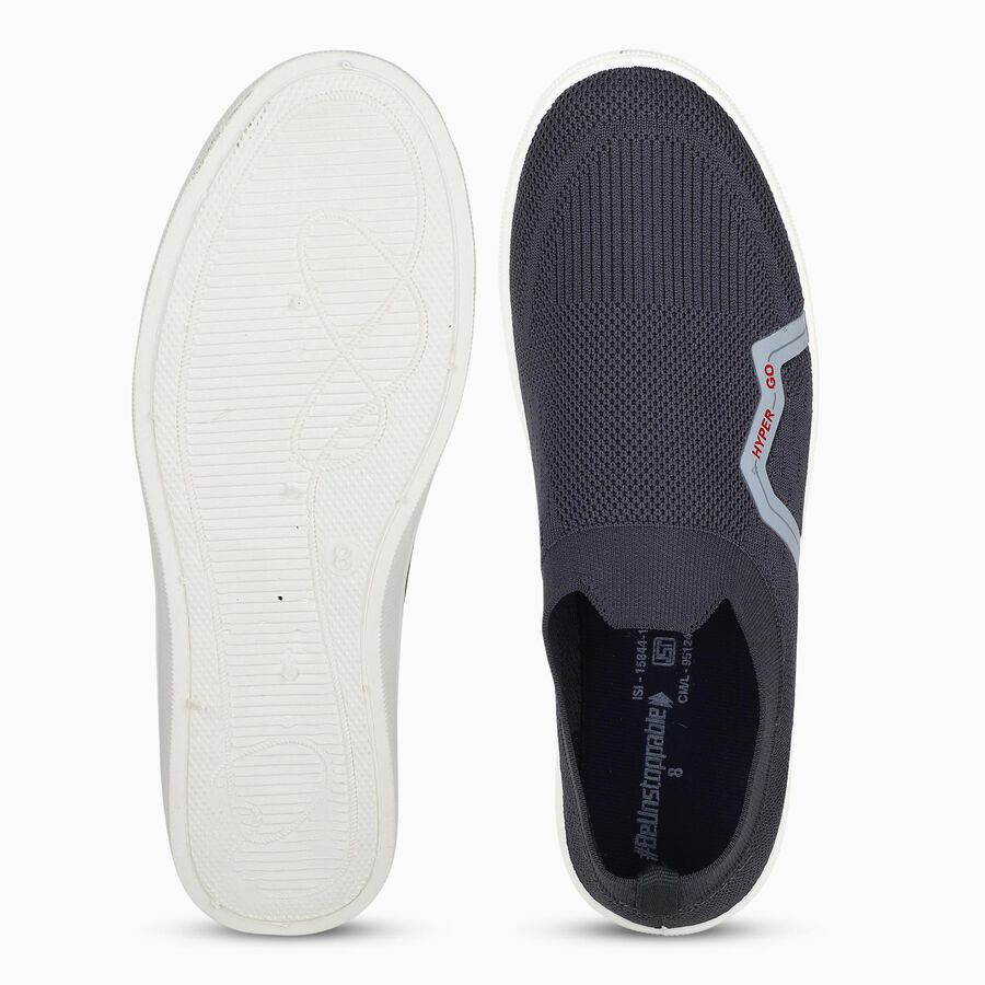 Men's Casual Shoes, ग्रे, large