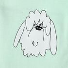 Boys Mint Green Cartoon Printed Elastic Waist Pyjama, हल्का हरा, small image number null