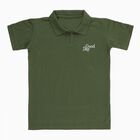 Boys' Half Sleeves T-Shirt, Olive, small image number null