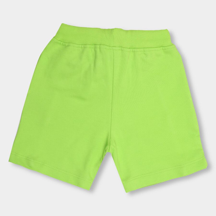 Boys' 100% Cotton Bermudas, Light Green, large image number null