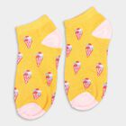 Girl's Socks (Pack of 2), पीला, small image number null