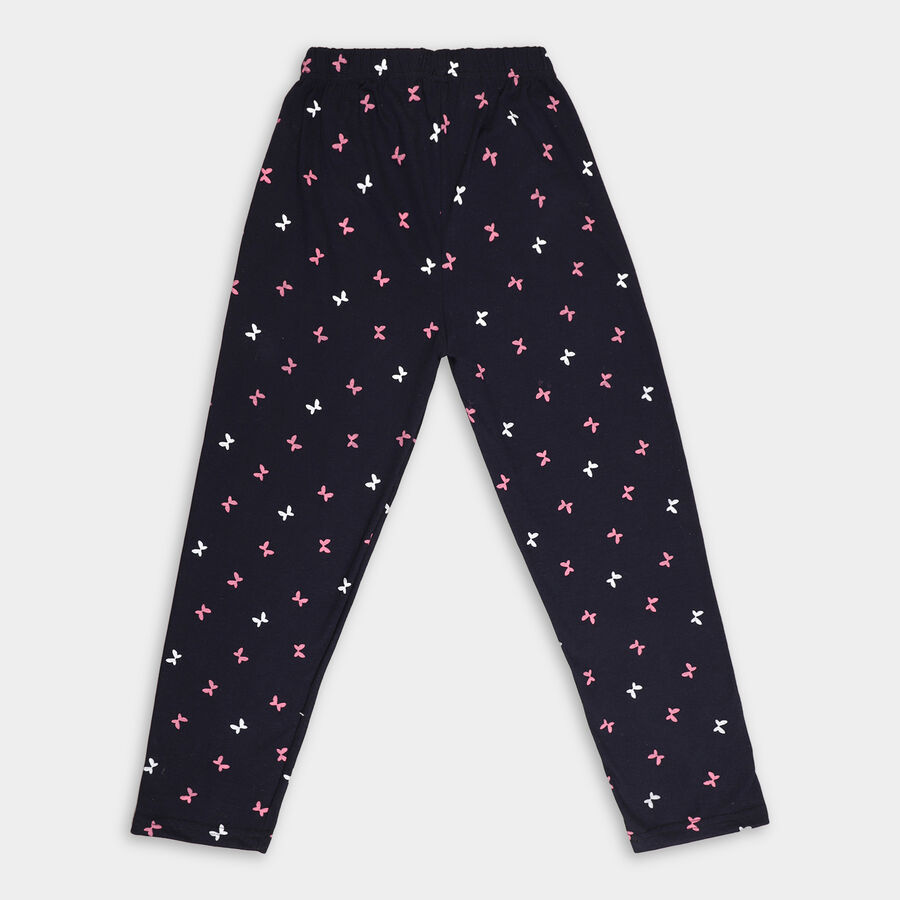 Girls' Pyjama, Navy Blue, large