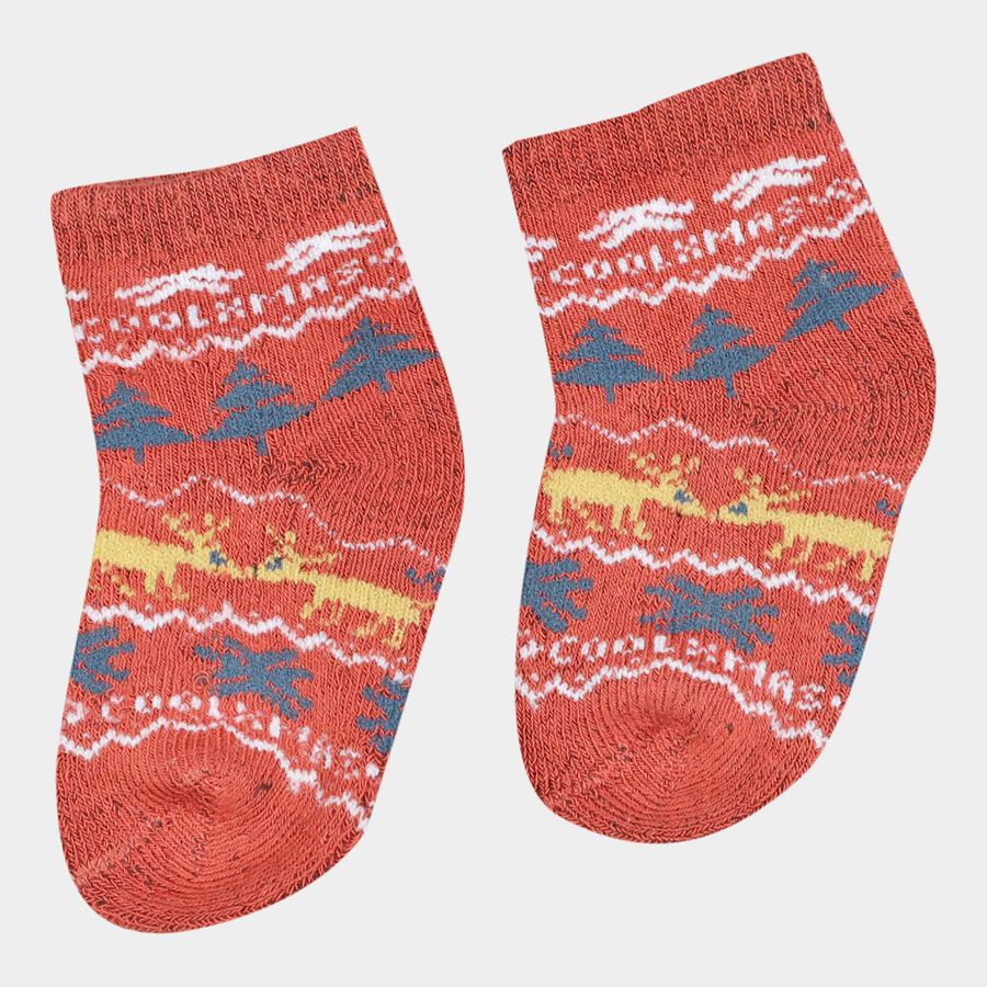Infants Cotton Socks, Charcoal, large image number null