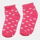 Girls Ankle Basic Socks, Pink, small image number null