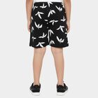 Boys' Black Regular Fit Cargo Style Bermuda Shorts, Black, small