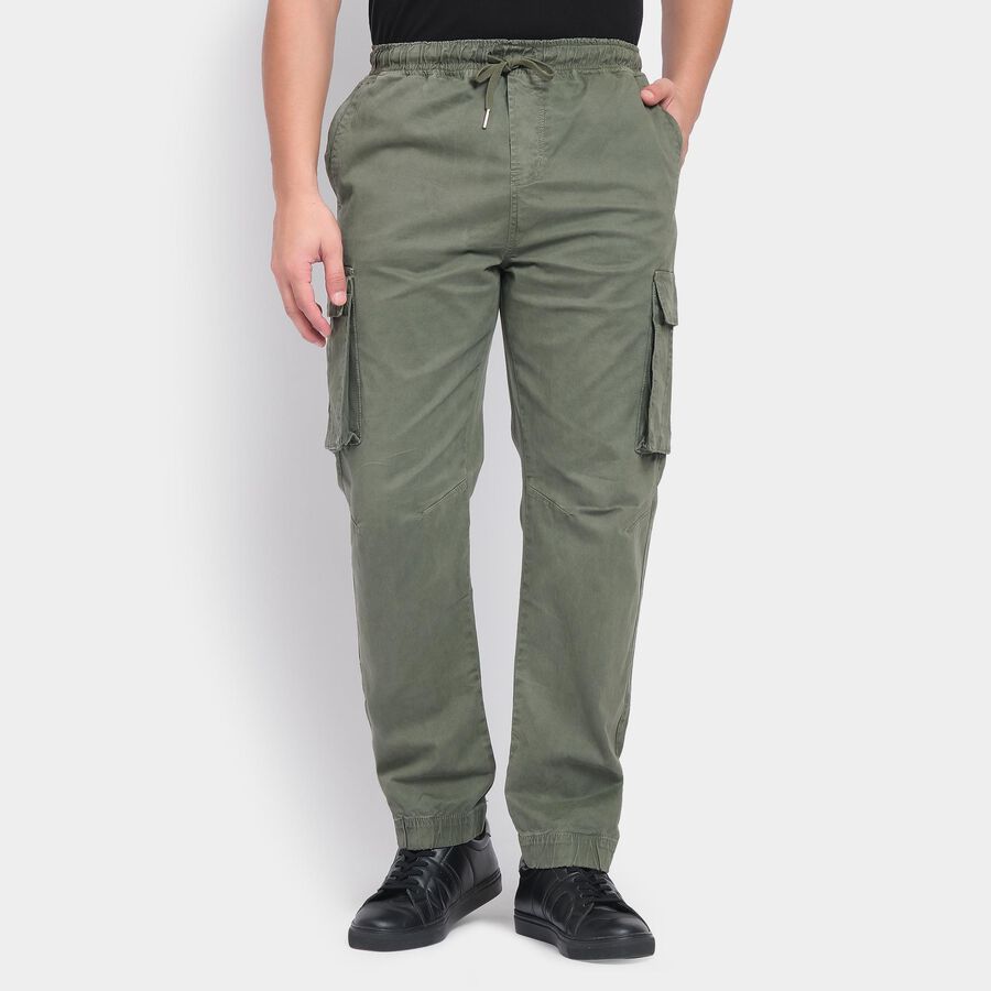 Men's Jogger , Dark Green, large