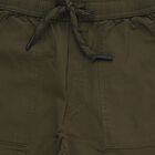 Boys Olive Green Regular Fit Jogger Trousers, Olive, small image number null