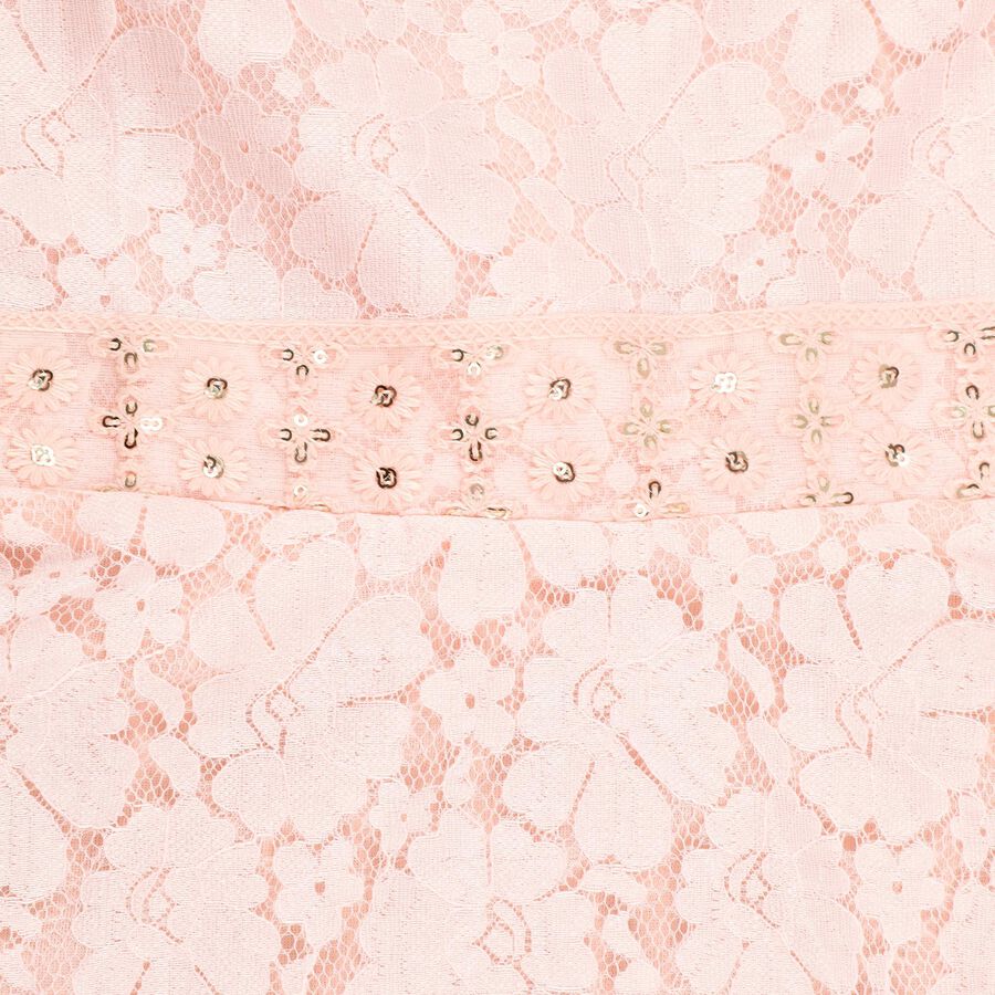 Girls' Dress , Peach, large image number null