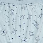 Girls' Soft Ivory Cotton Regular Fit Bloomers, Light Blue, small image number null