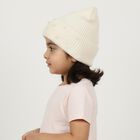 Girls' Winter Cap, ऑफ व्हाइट, small image number null