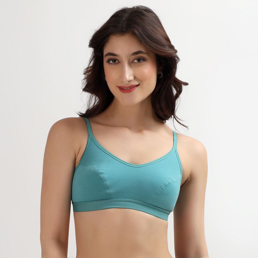Ladies' Bra , Teal Blue, large image number null