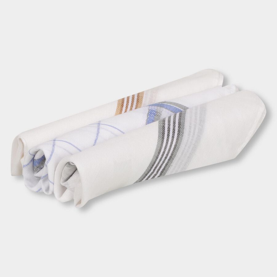 Men's Hanky , Light Blue, large image number null