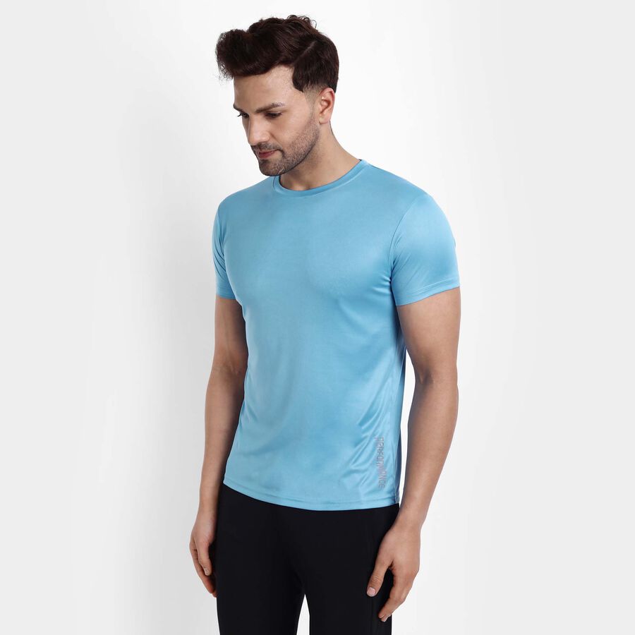 Solid Drifit T-Shirt, Mid Blue, large image number null