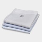 Men's 100% Cotton Hanky, हल्का नीला, small