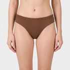 Women's Brown Regular Fit Panty, भूरा, small