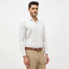 Men's Off White Classic Formal Shirt, ऑफ व्हाइट, small image number null