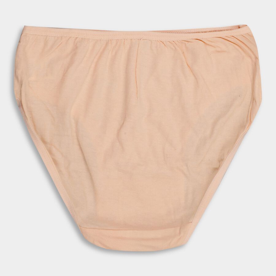 Girls' 100% Cotton Panty , पीच, large image number null