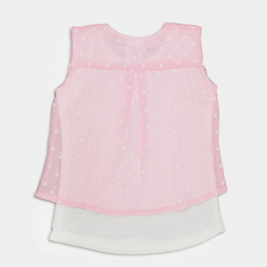 Girls Printed T-Shirt, Pink, large image number null