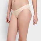 Ladies' 100% Cotton Panty, Beige, small image number null