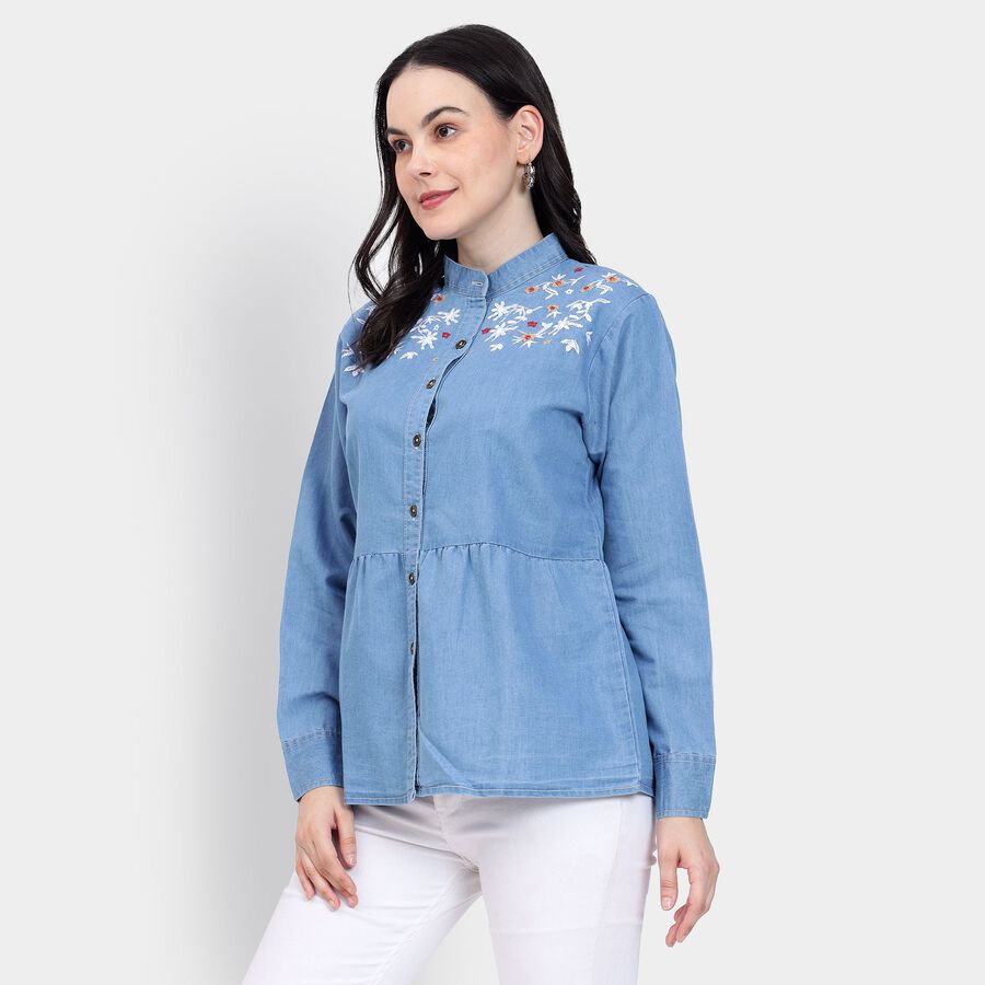 Ladies' Shirt, Light Blue, large image number null
