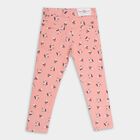Girls' Trousers, हल्का गुलाबी, small image number null