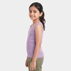 Girls' Vest, Lilac, small