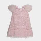 Girls' Frock, हल्का गुलाबी, small