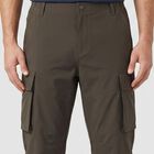 Men's Dark Grey Slim Fit Cargo Trousers, गहरा ग्रे, small