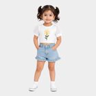 Girls' T-Shirt, सफ़ेद, small