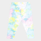 Girls Printed Capri, Off White, small image number null