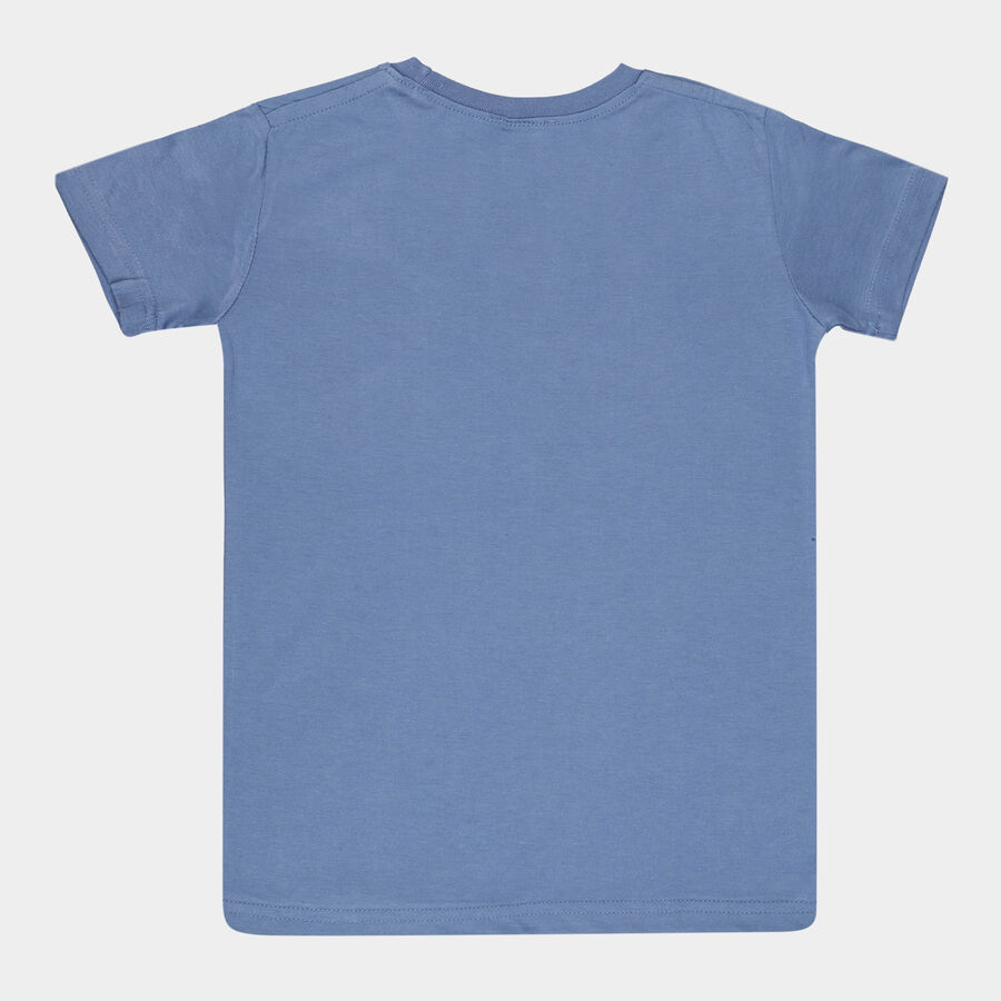 Boys T-Shirt, मध्यम नीला, large image number null