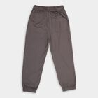 Boy's 100% Cotton Trousers , गहरा ग्रे, small image number null