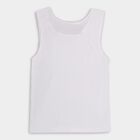 Girls' 100% Cotton Vest , White, small image number null