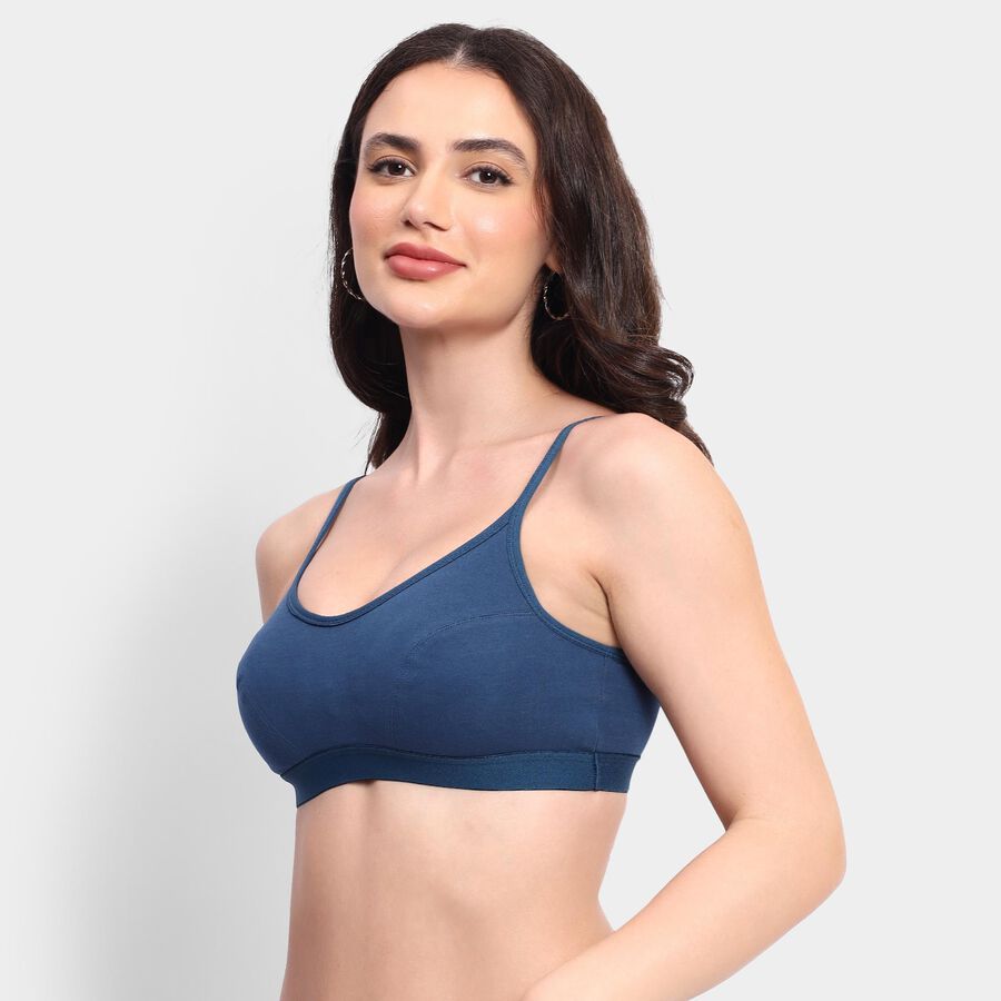 Ladies' Bra , गहरा नीला, large image number null